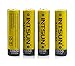 Price comparison product image Intsun 4pcs 3.7V 18650 3400mah Rechargeable Li-ion Battery with PCB for LED Flashlight, Headlamps, search light lamp, etc