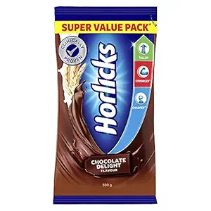 Horlicks Health & Nutrition drink - 500 g Pouch (Chocolate)