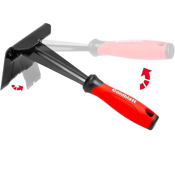 Multi-Function Pry Bar – Stainless Steel Crowbar With Rubber Handle, Flat Bar For Nail Removal, Scraping, & Screw Turning (M4/M5/M6)