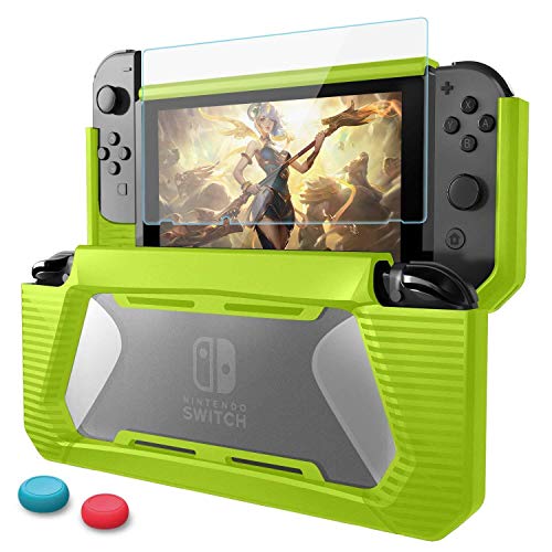 Preisvergleich Produktbild Hybridgehäuse für Nintend Switch Robuster, gummierter Snap on TPU Hardcover