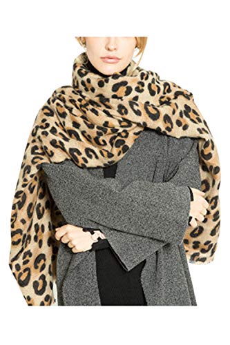 Sciarpa Leggera Quadrata Con Stampa Leopardata Per Donna, 65x65 Cm, 90% Poliestere E Chiffon, Elegante E Versatile