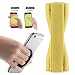 Produktbild 2Ticks Gelb Anti-Rutsch-Gummi Tablet Handy Finger Grip-Ring-Halter Selfie Strap Samsung Galaxy A7 (2018)
