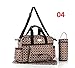Fashion Stylish 3pcs Baby Nappy Changing Bags Set Diaper Bag Thermal Holder 6 Designs 9004 (06-Blue Mosaic)
