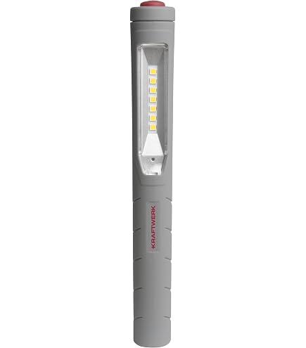 KRAFTWERK LED Arbeitsleuchte Slimlight 800 – Stablampe Mit Magnetfuß & 9h Laufzeit