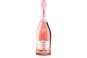 Canti Prosecco D.O.C. Rose Millesimato Extra Dry avec Cellophane Vin Petillant Italien 1 Bouteille x 75 cl