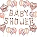 Price comparison product image SULOLI 32 Pieces Baby Shower Decoration Balloons Rose Gold Set for Girls Boys Party Decorations