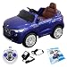 Produktbild Linzenz Maserati Elektroauto Elektrofahrzeug Kinderauto Kinderfahrzeug + Fernbedienung (Blau)