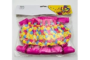 PUBLILANCIO SRL 10 PEZZI Trombetta Lingue di gatto colorate COMPLEANNO design CANDY