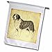 Produktbild 3drose FL _ 58200 _ 1 St. Bernard Hund gegen eine Vintage Hintergrund Garten Flagge, 12 durch 45,7 cm