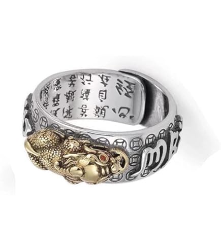 Anello Uomo Regolabile Con Cristallo - Design Aperto, Argento, Ideale Per Matrimoni E Occasioni Speciali - Foto 8