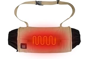 DECHOGA USB Hand Warmers,Halter Neck Heated Gloves,Hot Hands Hand Warmers Rechargeable with 3 Settings & Last 9 Hours,Water Proof Handwarmers Muffs Bag Winter Heat Packs Heated Gloves for Women and Men