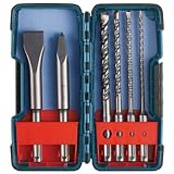 Bosch HCST006 SDS-plus Masonry Trade Bit Set, Chisels and Carbide, 6-piece