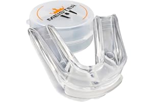 ‎MEISTER Meister formbarer Ober- Unterkiefer MMA & Sport Mundschutz mit Tasche - Klar