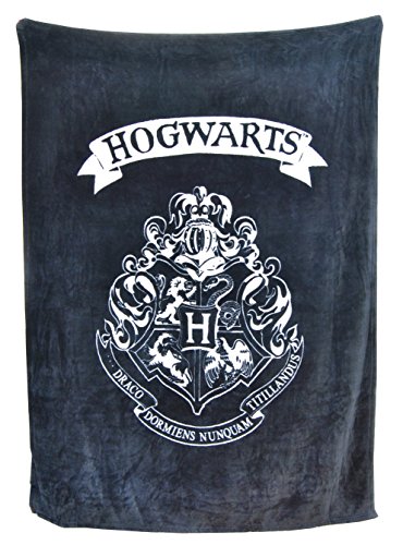 HARRY POTTER Throw, Black, 125 x 150 cm