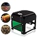 Produktbild SWEEPID 3000mW High Speed Lasergravur Maschine, USB DIY Carving Graveur Handwerk Holzofen Werkzeuge Automatische K5 Typ mit 80 * 80mm Große Gravurfläche (K5-Schwarz)
