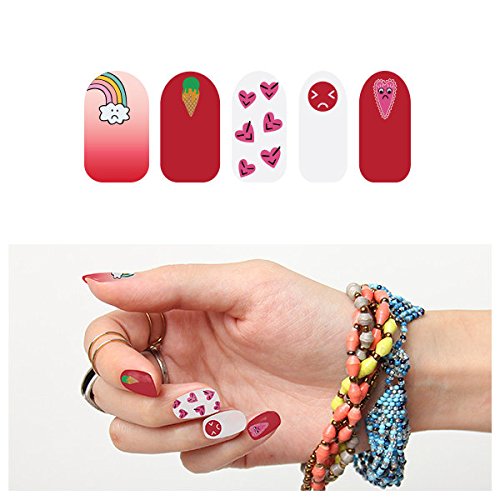 Tattify Japanese Nail Wraps - So Kawaii (Set of 22)