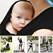 Ldex Soft Baby Slings | Compact and Comfortable Baby Wraps | Pure Cotton/Spandex | Nursing Cover | Suitable for Newborns To 35 Lbs | Nice Baby Shower Item | (Black)