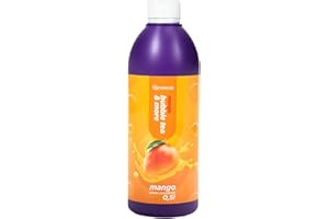 ‎MOLECULA MOLECULA MOLEKULARNA FABRYKA SAMKU Sirup für Bubble Tea 0,5 l Mango | Getränke sirup Konzentrat 500 ml | 100% vegan, glutenfrei, ohne künstliche Farbstoffe | Fruchtsirup für Bubbletea|Getränkesirup | für Desserts |