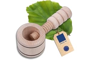 ‎HOFMEISTER HOLZWAREN HOFMEISTER® Nussknacker aus heimischem Buchen-Holz, hochwertige Handarbeit, knackt Jede Nuss mit wenig Kraft