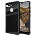 Produktbild TUDIA [GLOST] Leichtgewichtler [Ceramic Feel] TPU Bumper Stoßdämpfende Abdeckung mit [Tempered Glass Back Panel] Hülle für Essential Phone PH-1 (Schwarz)