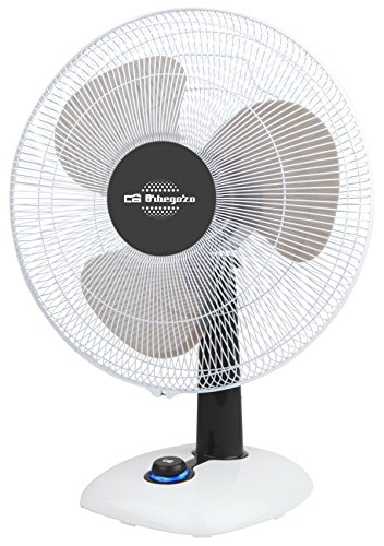 Orbegozo TF 0143 - Ventilador de sobremesa, 40 cm, color blanco y negro