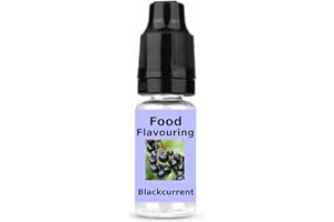 oceanevo® Food Flavoring 10ml Highly Concentrated Food Flavour – Natural Liquid Essence for Baking, Cooking, Sweets, Cakes, Shakes (Blackcurrant)
