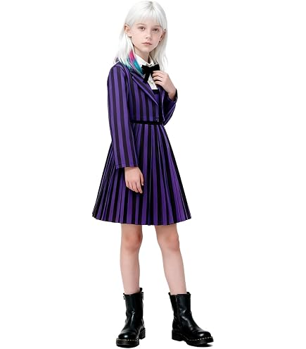 Perruque Enid Sinclair Cosplay Hallojojo - Multicolore, Bouclée, 36 Cm, Pour Déguisement Fille Loup, Halloween