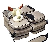 3 in 1 Konvertierbarer Diaper Bag Wickeltasche/ Reise Stubenwagen /Windel Beutel / Säuglingsbassinet / Baby Bett / Spiel Matten / Baby Ändernde Auflage, Bewegliche und Wasserdichte Ändernde Station für Ihr Reizendes Baby - 4