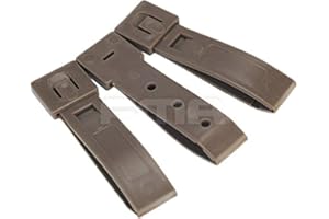 H World Shopping H Mundo Compra Durable táctico Molle Sistema 3 Pulgadas, Malice Clips Correa 3 Pack de