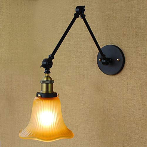 Preisvergleich Produktbild Geführte Retro lange schmiedeeiserne dekorative Wandlampe des langen Pfostenteleskops