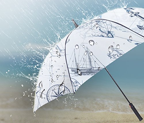 Fancy Duschvorhänge Duschvorhang Verdickung Wasserdicht Anti – Mildew Mittelmeer Stil Polyester Duschvorhang Teal Duschvorhang ( größe : 300cm*200cm ) - 6