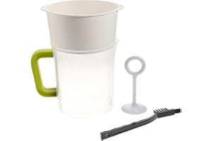 Luxshiny 1. 5L Utilizzo Multiplo Cibo Filtro Dado Latte di Greco Yogurt Filtro Yogurt Filtro Dado di Soia Brocca di Latte Succo di Frutta E di Soia Latte Coppa del Filtro Set