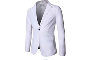 BKAZWE Sakko Kinder Junge Jacke Slim Fit Anzugjacke Party Revers Blazer Anzug Jacket Mit EIN Knopf Festlich Mantel Regular Fit für Hochzeit Freizeit Party