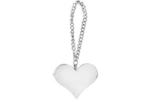 POMYA Safe Sound Personal Alarm,Heart Shape Personal Security Alarm Keychain Emergency Self Defense Siren,Alarm Siren Song for Elderly, Night Walkers,Women,Kid(silver)