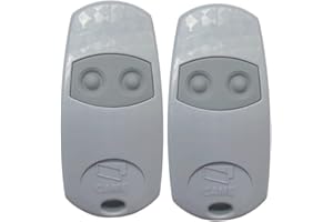 ANBWEHR Came TOP-432EE Émetteur manuel 433,92 MHz pour porte de porte et de garage compatible Top432NA/432/432EV/432A /432M/432S T432/CAME 432433,92 MHz Argenté