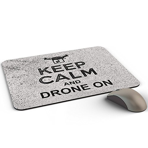 Preisvergleich Produktbild Stylotex Mauspad Keep Calm and drone on - mit textiler Oberfläche
