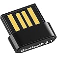 iJiZuo USB Bluetooth 5.1 Adapter for PC Laptop, USB 2.0 Long Range Bluetooth Dongle/Receiver for Windows 7/8/8.1/10, Wireless Transfer for Headset Speaker Keyboard Mouse Printer