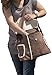 Wallaboo Nappy Changing Bag, Stylish & Durable Faux Suede, Included Changing Pad, Bottle Case, Accessory Pouch, Chocolat