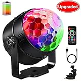 ★★【Ausgezeichnete und einfache Installation】 Kommt mit 360 ° Rotierenden Saugnapf Bracket, können Sie die Bühnenbeleuchtung an Glas, Keramik oder anderen glatten Oberflächen befestigen. Es kann auch auf dem Tisch oder auf dem Boden platziert werden, und Sie können die Fernbedienung verwenden, um den gewünschten Effekt oder das fantastische Lichtmuster zu projizieren, Sie werden es genießen.