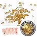 Price comparison product image Upxiang Christmas Nail Jewelry Metal Gear Steam Punk Mechanical Metal Sheet DIY Time Gear (Gold)