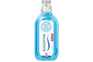 Sensodyne Enjuague Bucal Cool Mint, Para Dientes Sensibles, Protección Duradera Sin Alcohol, Alivio Clínicamente Probado, 500 ml