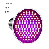 luz led invernadero 【Ampliamente utilizado】Perfecto para cajas de cultivo pequeñas, tiendas de campaña, hidroponía bricolaje, bonsáis, jardines, etc.