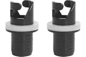 Yius 2Pcs/pack Air Valve Adapter, Connector Inflatable Kayak Dinghy Air Valve Adapter Foot Pump Canoe