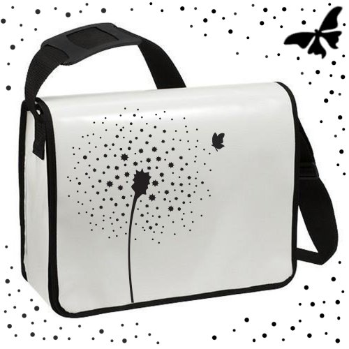 Preisvergleich Produktbild Schultertasche Schultasche Planentasche Umhängetasche Pusteblumentasche Tasche mit Pusteblume ta127