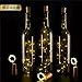 Produktbild LED Flaschenlicht, 20 Fairy Micro Stimmungslichter Flaschenlicht Korken, Akku Powered Korken Weinflaschen kette Lichter für Party, Garten, Schlafzimmer, Hochzeit, Beleuchtung Deko (warmweiß)