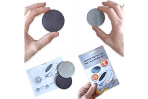 ANTEVIA MATÉRIAUX ANTEVIA - Support magn pour détecteur de fumée Ø 56mm | Installation Facile en 1 Minute |Plaque | sans perçage (Easy Smoke)