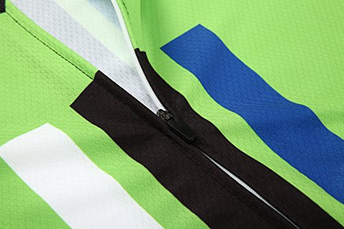 [Größe:S-5XL][option:Trägerhose,3D 2.8cm Sitzpolster] Fahrrad Trikot Langarm Radhose Radtrikot Fahrradbekleidung Herren Männer Hemd mit lange Ärmeln Set Cycling OutdoorTrikots Windjacke Neue - 9