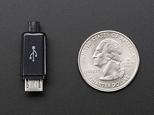 Adafruit USB DIY Slim Connector Shell – MicroB Plug [ADA1826] - 3