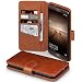 Produktbild Mate 9 Case, Terrapin [ECHT LEDER] Brieftasche Case Hülle mit Kartenfächer und Bargeld für Huawei Mate 9 Hülle Cognac