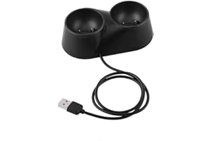 HEAYZOKI Dual Controller Charger Dock Station for PS4 Playstation VR PSVR Move, Charger Dock Charging Station Stand For Play Station PS4 VR Remote Controllers